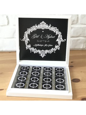 Sevimli Şeyler Söz Nişan Nikah Çikolata Kutusu 32’li