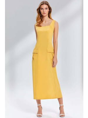 Guitar 22375 Sarı Elbise