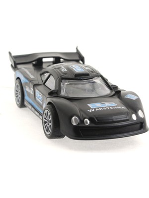 MEGA Die Cast Çek Bırak Metal Siyah Yarış Arabası Ds