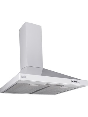 Ukinox Sierra 60 Beyaz Davlumbaz Duvar Tipi Yüksek Emiş Gücü 249 m3/sa 36 dB Ses Seviyesi