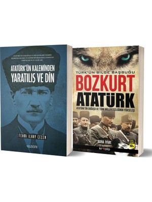 Atatürk’ün Kaleminden Yaratılış ve Din - Bozkurt Atatürk Türk’ün Bilge Başbuğu 2 Kitap Set