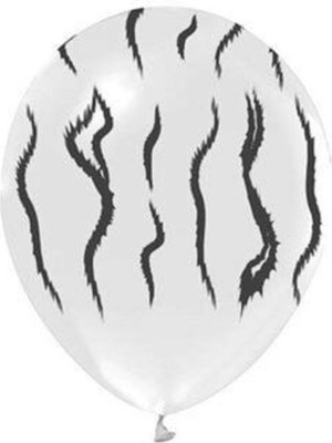 Best Parti Safari Kaplan Desenli Turuncu Balon 10 Adet