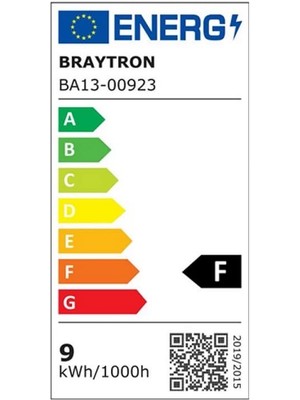 Braytron 9W LED Ampul E27 3000K Gunışığı Işık BA13-00920