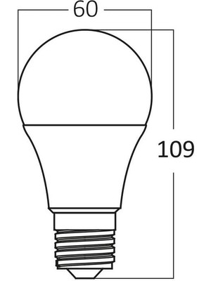 Braytron 9W LED Ampul E27 3000K Gunışığı Işık BA13-00920