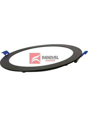Kendal Kdl402b Slim Led Panel 15w Siyah*Gün Işığı