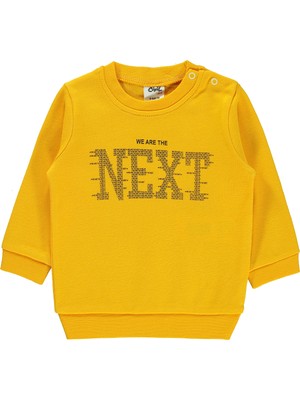 Civil Baby Erkek Bebek Sweatshirt 6-18 Ay Hardal