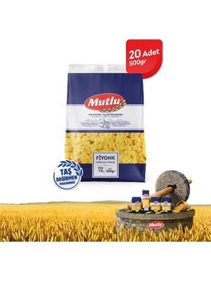 Mutlu Makarna Fiyonk / 500 gr - 20 Paket