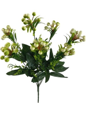 Nettenevime Yapay Çiçek Yeşil Kokina Demeti 7 Dal 40*25CM