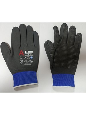 Apex 111-00 Tam Kaplı Nitril Köpük Eldiven Dodlu (4131X) No:9