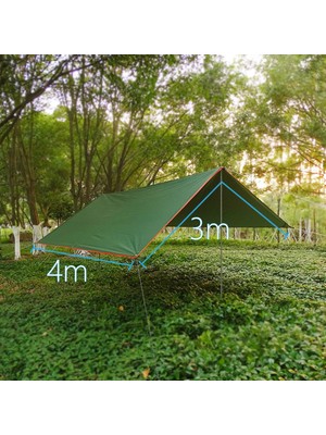 Sanlindou4X3M Tente Su Geçirmez Tarım Çadır Gölge Ultralight Bahçe Gölgelik Güneşlik Açık Kamp Hamak Yağmur Fly Plaj Güneş Barınak | Güneş Barınağı (Yurt Dışından)