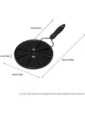 Sanlindouısı Difüzör Plakası Gaz Sobası Için Emaye Pot Isı Iletim Plaka Kaymaz Mat Alev Yangın Anti-Farch Tava Isıtma Plakası (Yurt Dışından)