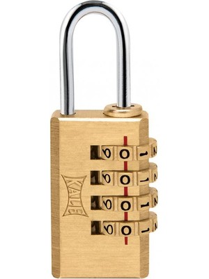 Kale Asma Kilit Şifreli 4 Basamaklı Sarı Kd 001/21-300