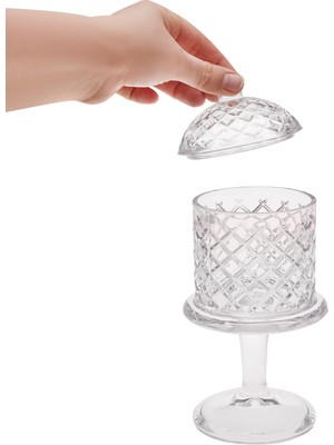 Karaca Home Crystal Ayaklı Mumluk 10X25 cm