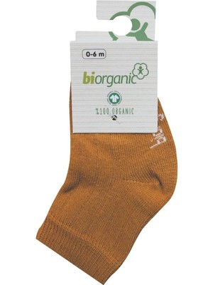 Bibaby Biorganik Simple Bebe Çorap 68368 Hardal