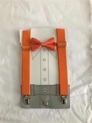 Ar&es Kids Erkek Çocuk Askı Papyon Takım 1-8 Yaş