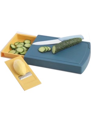 Sanlindou Çok Fonksiyonlu Kesme Tahtası Mutfak Kesme Tahtası Depolama Çekmeceleri İle Geliyor Kıyafet Saklama Kutusu İle Shredder Doğrama Kurulu | Doğrama Blokları (Yurt Dışından)