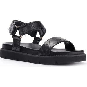 Nine West Gabrıel 2fx Siyah Kadın Kalın Taban Sandalet
