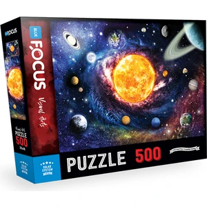 Blue Focus 500 Parça Puzzle - Solar System (Güneş Sistemi)