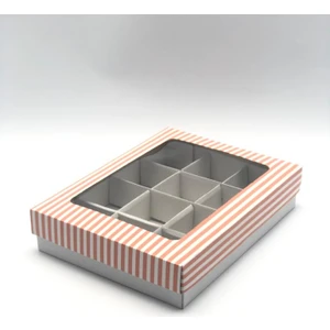 Feza Kutu 22X30X6 Pencereli 12'li Ara Bölmeli Kutu (10 Adet)