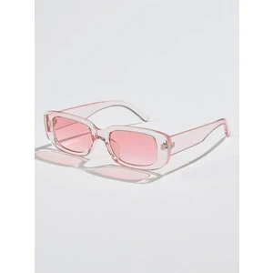 Chunky Frame Vintage Turuncu Cam Güneş Gözlüğü