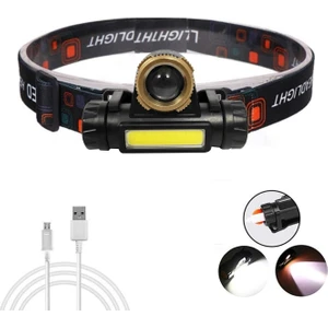 Gold Orion Kafa Feneri Cob LED Şarjlı 3W Gold Orıon OR-101