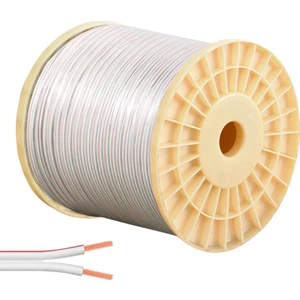 Cable Cable 8682122306066 Hoparlör Kablosu Kordon 2x1.5 Beyaz 150MT Makaralı Erk Yerli