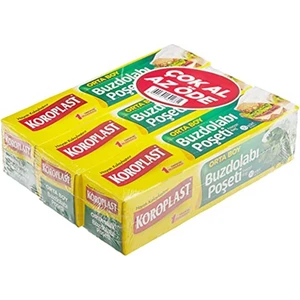 3'lü Çok Al Az Öde Buzdolabı Poşeti Orta 30'lu  Poşet