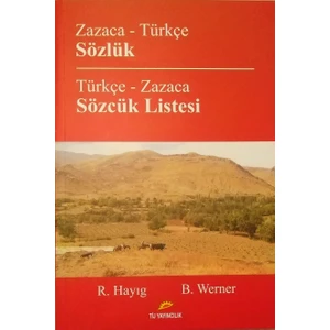 Tij Yayıncılık Zazaca-Türkçe Sözlük ve Türkçe-Zazaca Sözcük Listesi