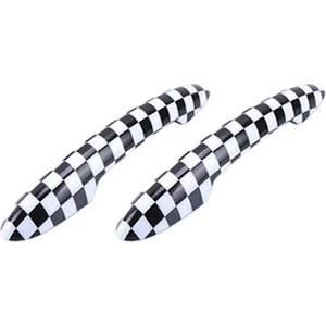 Araba Dış Kapı Kolu Kapak Trim Abs Mini Cooper R50 R53 R56 R59 Için Fit Siyah Beyaz (Yurt Dışından)