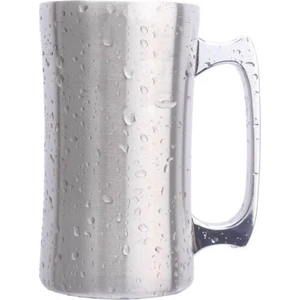 Yalıtımlı Fincan Paslanmaz Çelik Kupalar Kapaklı, Çift Duvar Bira Stein, 20 Oz Büyük Kupa, Saplı Tumbler, Yalıtımlı Bira Kupa | Kupalar (Yurt Dışından)