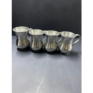 Alüminyum Kulplu Bardak No:01   6 Adet