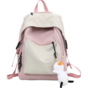 Bölmeli Siyah Sırt Çantası - Günlük / Ortaokul / Lise (Yurt Dışından)