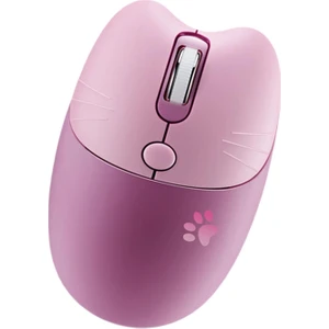 Sevimli 2.4g Kablosuz Fare Ergonomik Sessiz Ince Dizüstü Oyun Seyahat Mor Için  (Yurt Dışından)