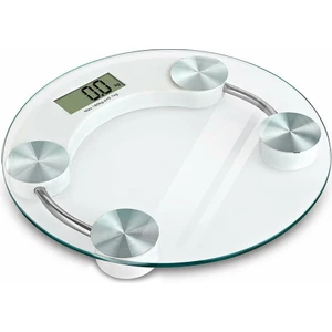 Yuvarlak Şeffaf Dijital Cam Baskül Terazi Tartı