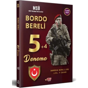 Liyakat Yayınları Msü Bordo Bereli 5+4 Deneme - 2022 Alımlarına Özel Hazırlık