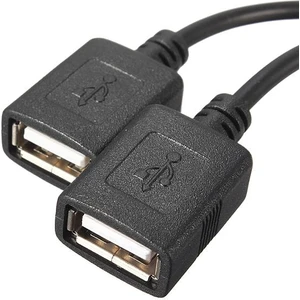 Guangdong Spirit Dc Dönüştürücü Modül 12V - 5V 3A 15W Çift USB Çıkışlı Güç Adaptörü - Siyah (Yurt Dışından)