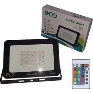 Dora Led  50 Watt Rgb Led Projektör Tablet Ir Kumandalı Rgb Projektör