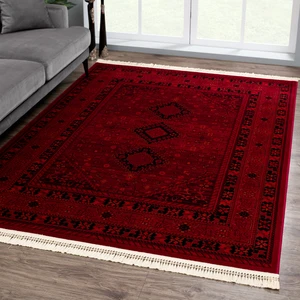 Giza Home Afgan Türkmen Otantik Desenli Dokuma Salon ve Oturma Odası Halısı 2959H 100x300