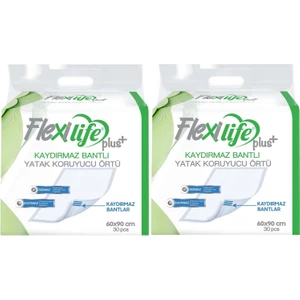 Flexi Life Flexi LifeFlexi Life Hasta Alt Açma Yatak Koruyucu Örtü 60*90 Cm 60 Adet Kaydırmaz