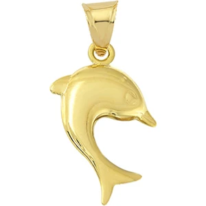 Altın Sepeti Yunus Altın Kolye Ucu