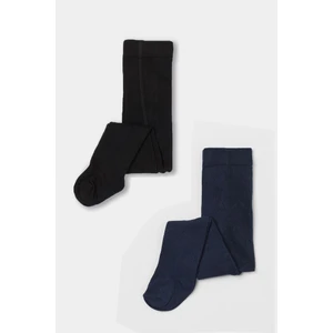 Mem Socks 2'li Desensiz Pamuklu Çocuk Külotlu Çorap