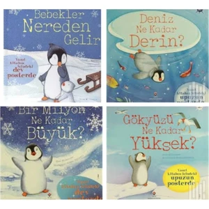 Gökyüzü Ne Kadar Yüksek - Deniz Ne Kadar Derin - Bir Milyon Ne Kadar Büyük - Bebekler Nereden Gelir - 4 Kitap Takım