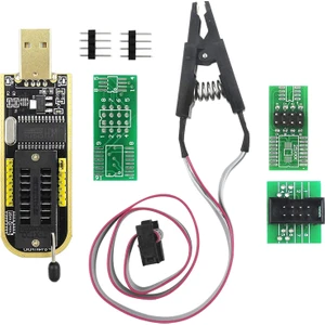 Guangdong Spirit CH341A 24 25 Serisi Eeprom Flash Bios USB Programlayıcı ile Eeprom 25CXX / 24CXX Için Sop8 Soıc8 Test Klipsi
