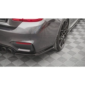 Bmw F32 M4 Arka Tampon Flap Seti Piona Black , Abs Plastik
