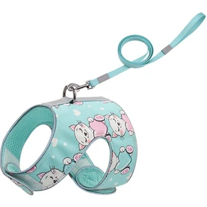 B Baosity Kedi Koşum Yumuşak Ayarlanabilir Pet Yelek Yürüyüş Küçük Orta Büyük Kediler Xs Pink (Yurt Dışından)