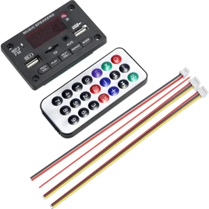Mp3 Çalar Dekoder Destek Fm Tf USB Aux Arabalar Mp3 Çalar Aksesuarları Siyah (Yurt Dışından)
