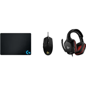 G332 Oyuncu Kulaklık + G102 Lightsync Oyuncu Mouse + Oem Oyuncu Mouse Pad