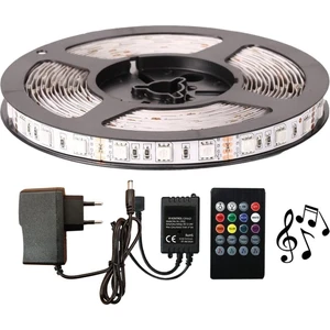 Dora Led Rgb Şerit LED Sese ve Müziğe Duyarlı 5050 Smd 3çip Set 5 Metre-Iç Mekan (Slikonsuz)