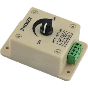 Dora Led Manuel LED Dimmer 12-24V 8A Dc Dimmer 12-24 Volt Şerit LED Dimmer