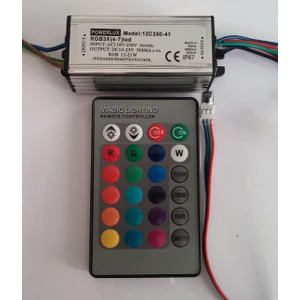 Dora Led Rgb Powerled Sürücü Ir Kumandalı 12-21 LED